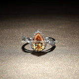 Pear Cut Lab Diamond Ring Wholesale
