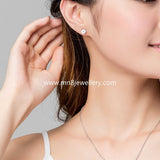 18k Heart Stud Earrings Wholesale