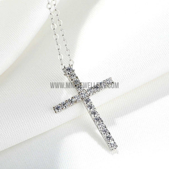 18K Cross Necklace with Diamond Wholesale